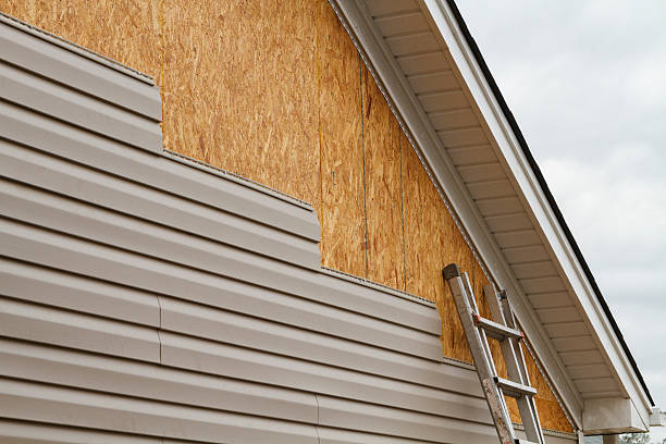 Professional Siding Contractor technician working in Medina, MN